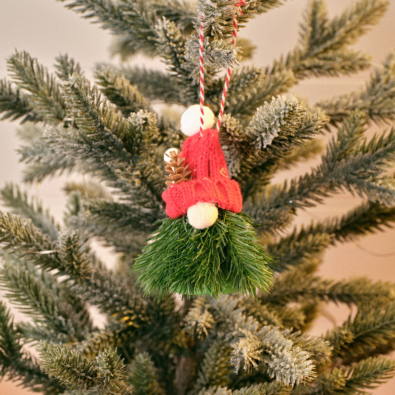 Hollies & Berries Faux Foliage Gonk with Knitted Hat Hanger