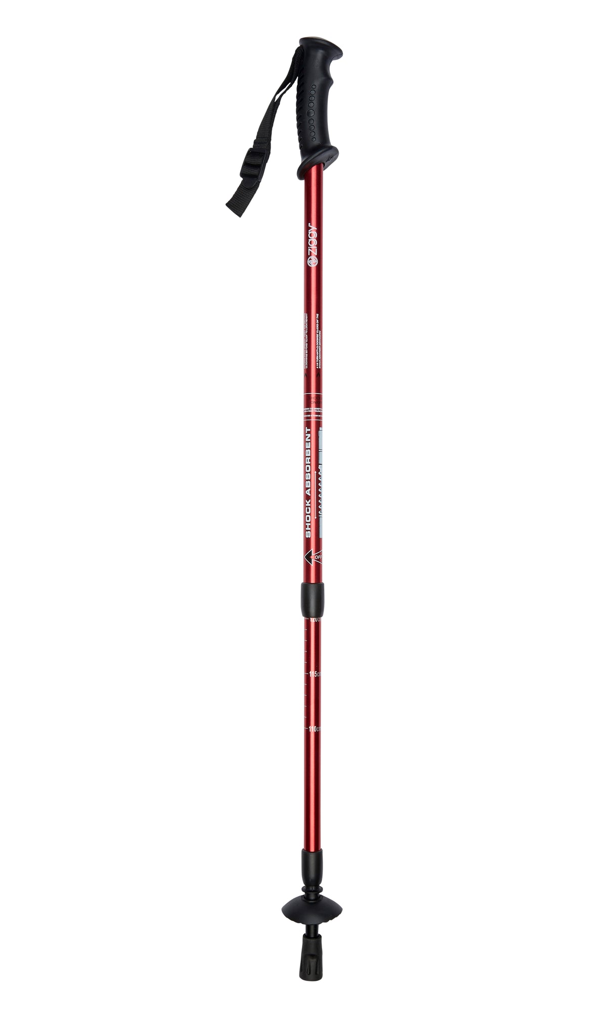 Red Hiking Pole