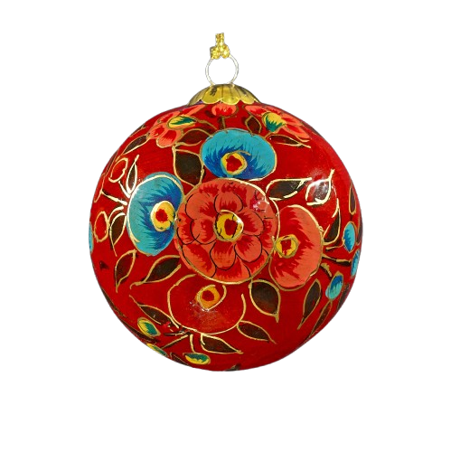 Red Blooms Bauble