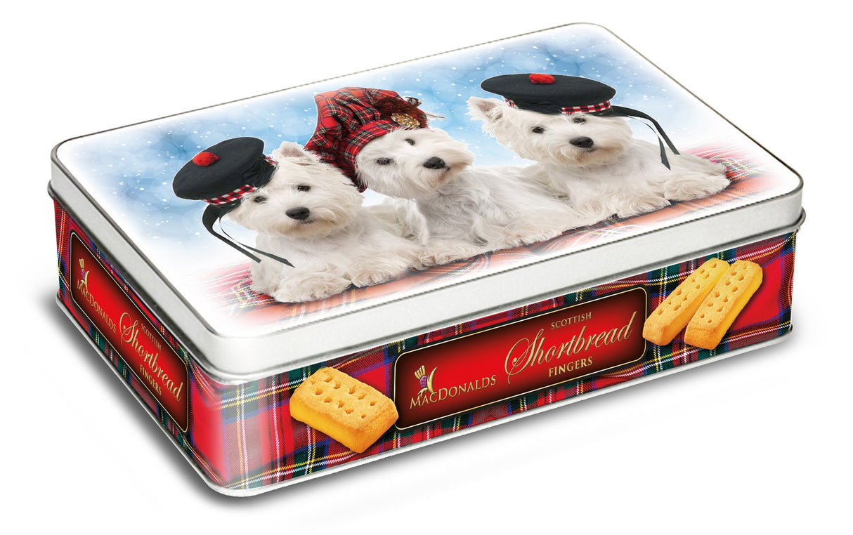 300g Westie Dog Tin