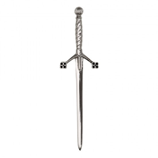 Twisted Hilt Claidhmhor Polished Finish Kilt Pin