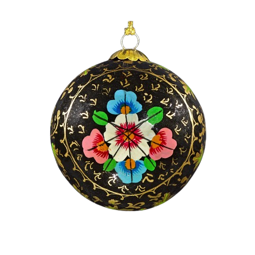 Black Blooms Bauble