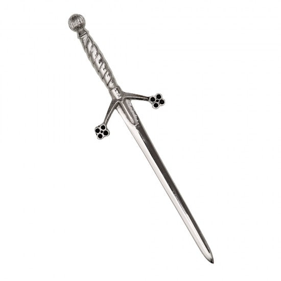 Twisted Hilt Claidhmhor Polished Finish Kilt Pin