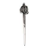 Basket Sword Polished Finish Kilt Pin