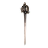 Basket Sword Antiqued Finish Kilt Pin