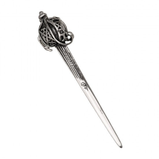 Basket Sword Polished Finish Kilt Pin