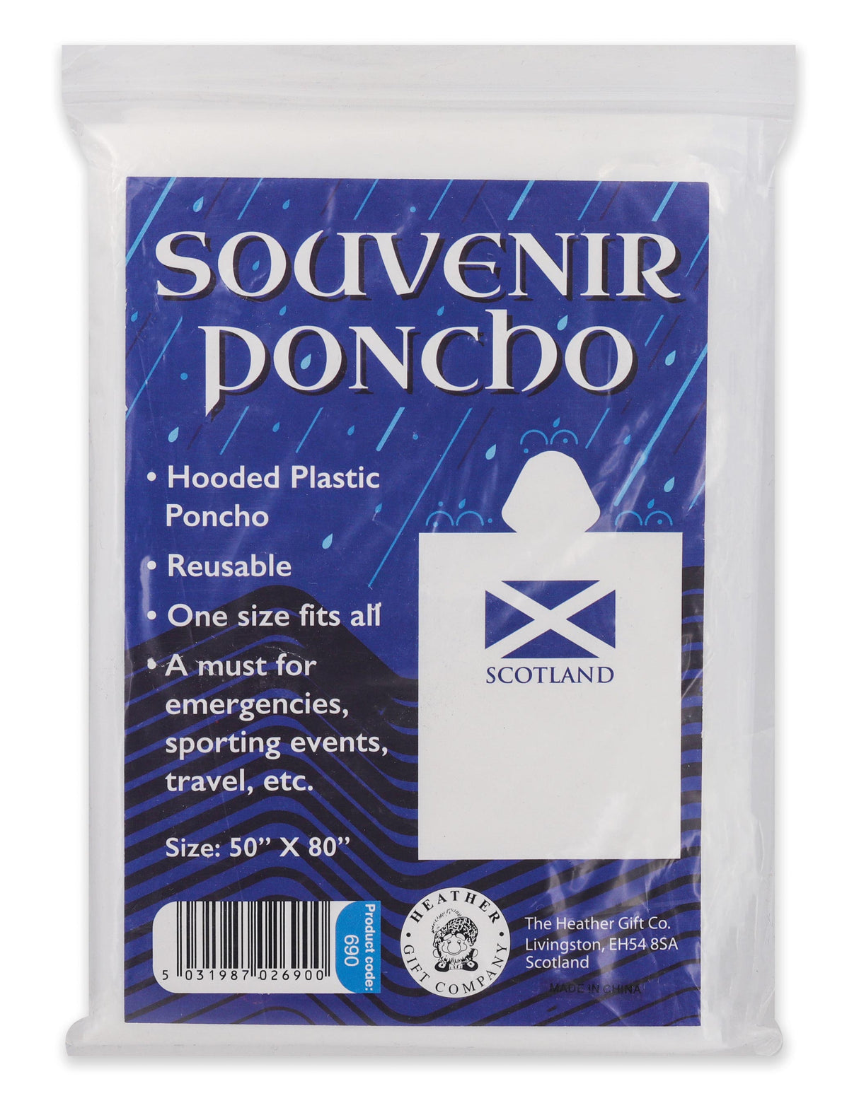 Saltire Poncho