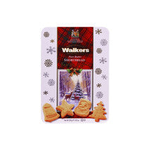 Festive Shapes Shortbread Winter Scene Tin 250g