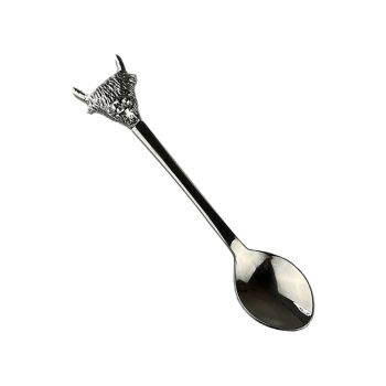 Highland Cow Head Single Tea Spoon