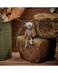 Dougal Highland Cow  Dangly Legs Shelf Sitter