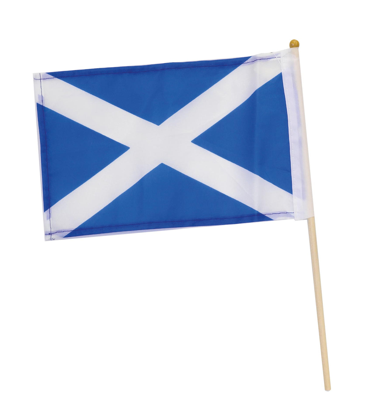 9x6 inch Saltire Flag on a Stick