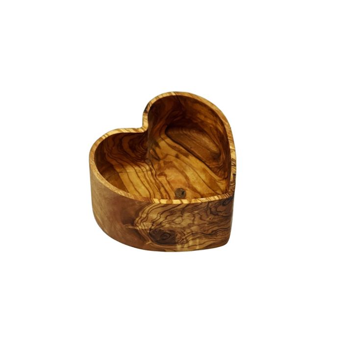 Olive Wood Deep Heart Dish