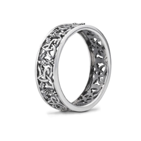 Highland Interlaced with Jacobean Thistle Outlander Inspired Ring