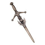 Thistle on Blade Sword Antique Finish Kilt Pin