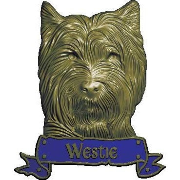 Westie Antique Magnet