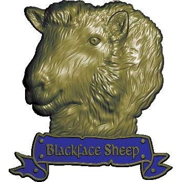 Black Faced Sheep Antique Magnet