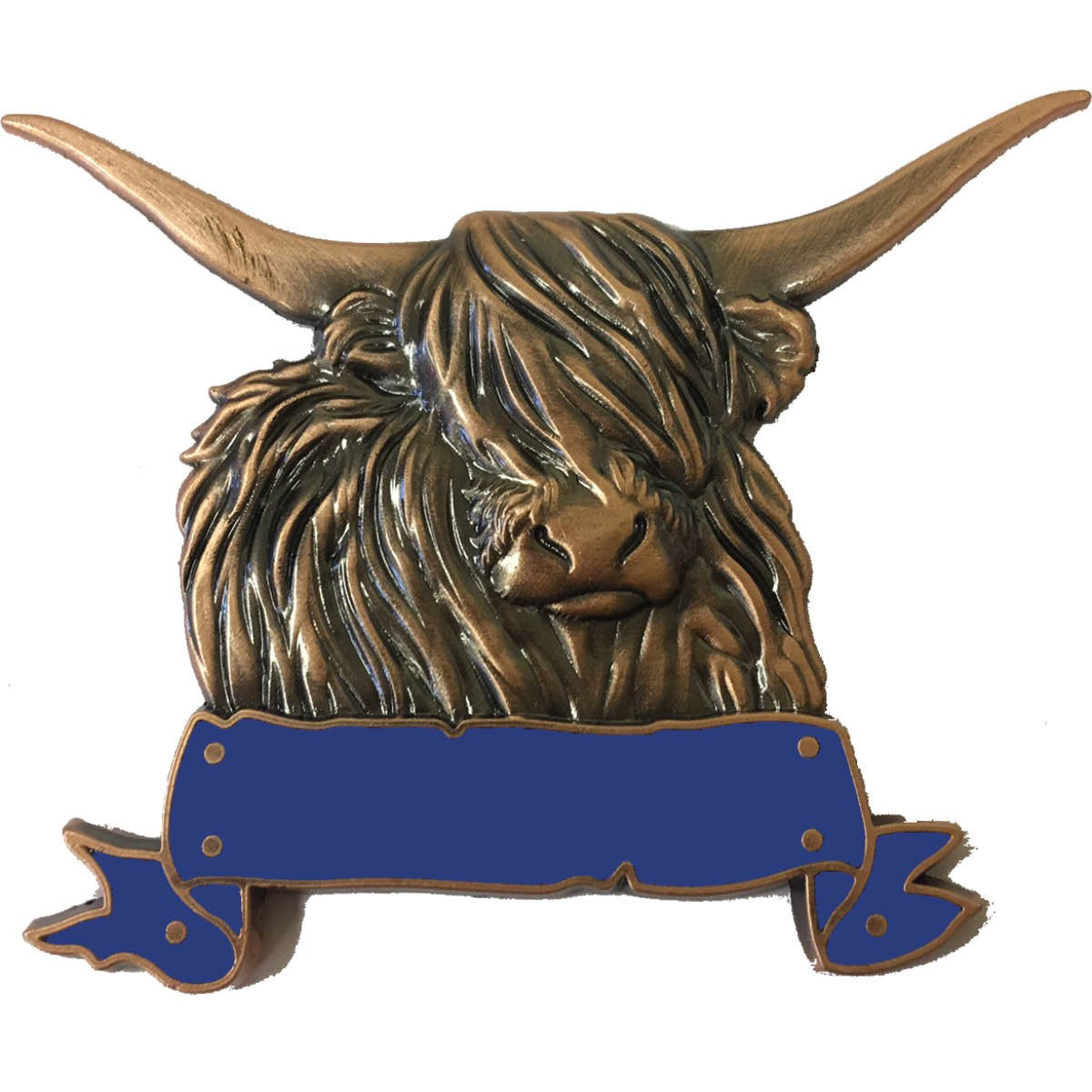 Highland Cow Full Antique Magnet