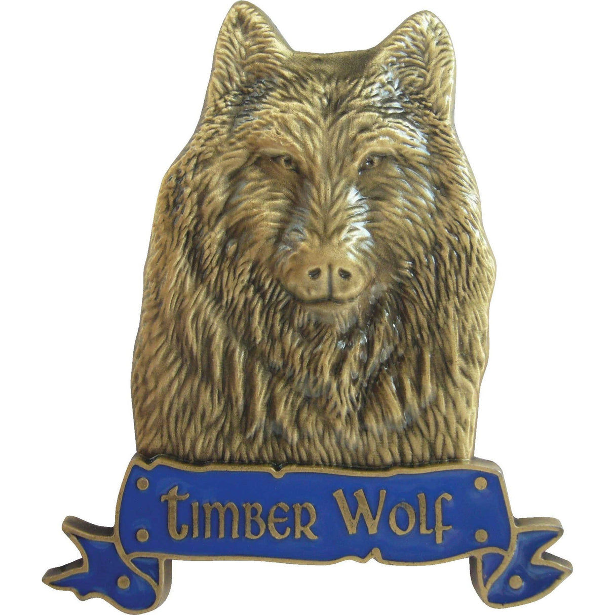 Timber Wolf Antique Magnet