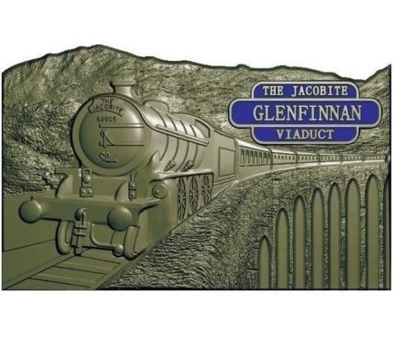 The Jacobite Glenfinnan Viaduct Antique Magnet