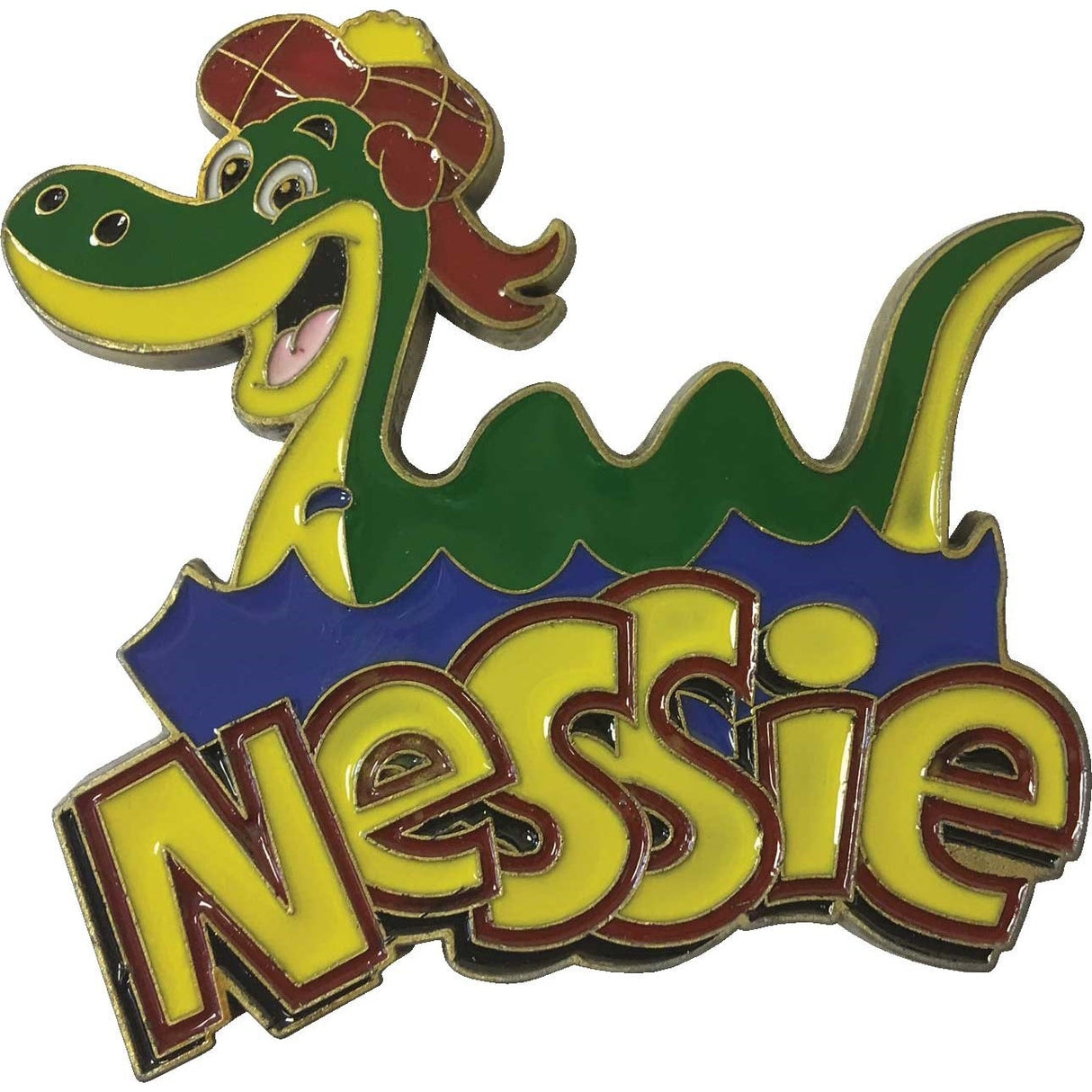 Nessie Swimming Antique Magnet