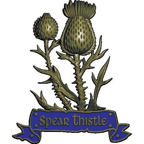 Spear Thistle Antique Magnet