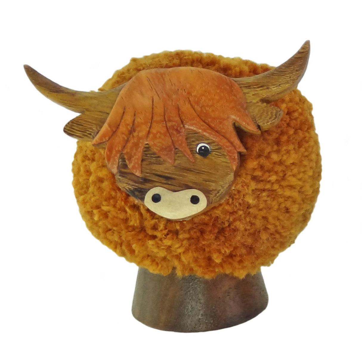 Large Highland Cow PomPom Figure 10cm