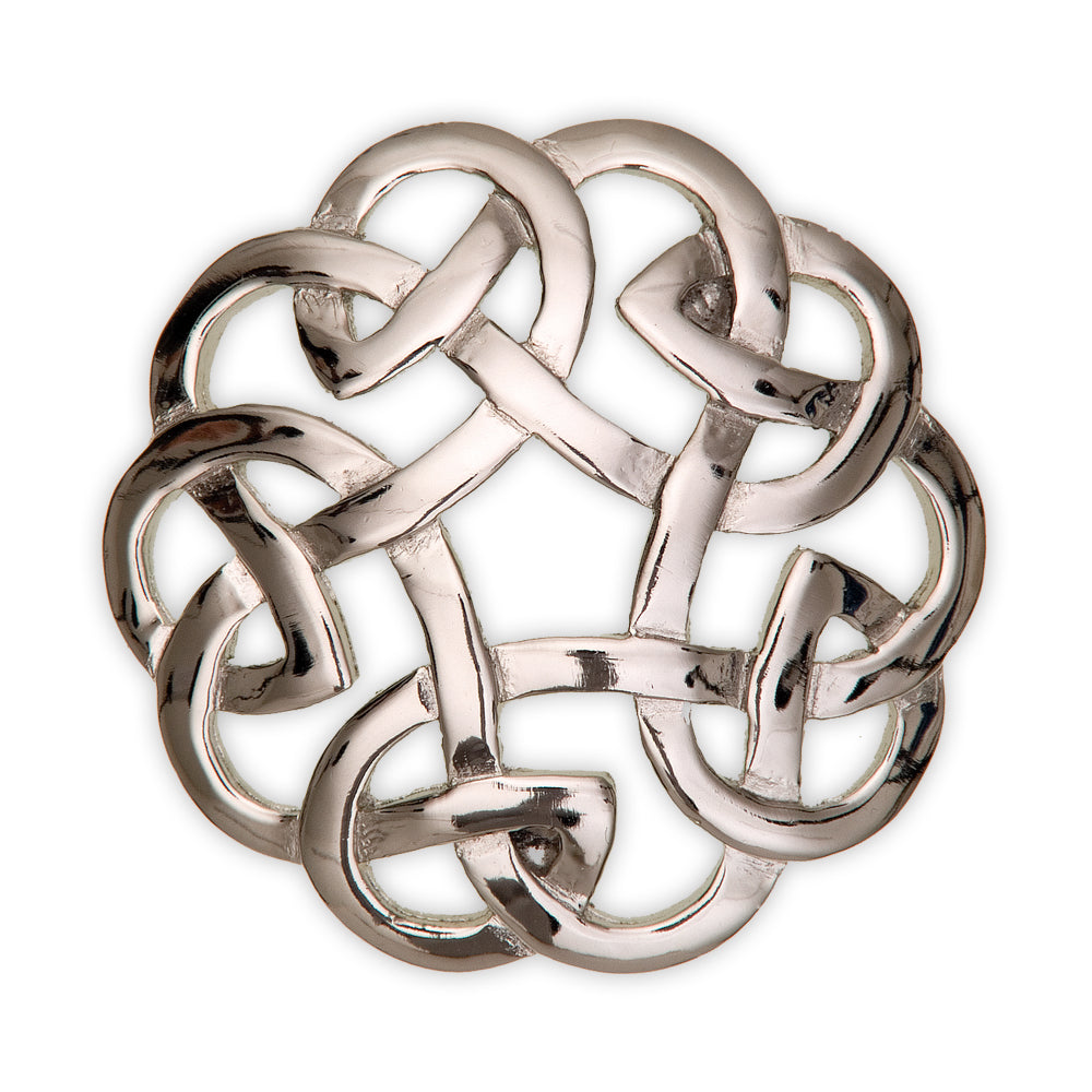 Symmetrical Celtic Circle Pewter Pendant