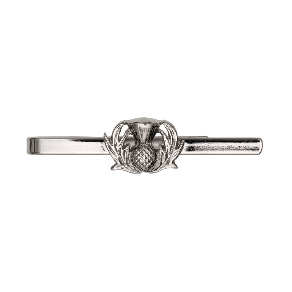 Thistle Pewter Tie Bar