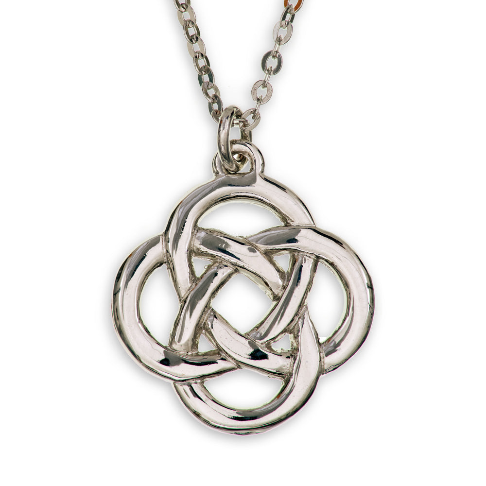 Four Loop Celtic Pewter Pendant