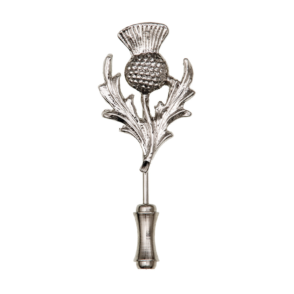 Thistle Pewter Lapel Pin