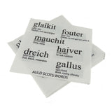 Auld Scottish Words Paper Napkins (20pc)