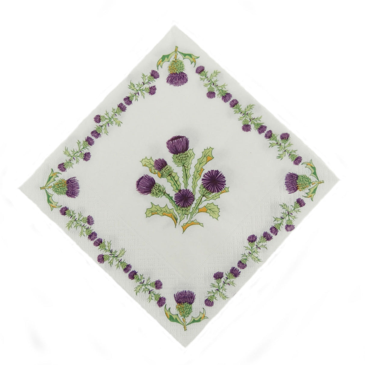 Scottish Thistles Paper Napkins (20pc)