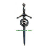 Pewter Clan Crest Kilt Pin - Choose Your Clan N-Z