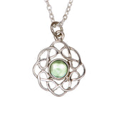 Birthstone Celtic Pewter Pendant