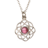 Birthstone Celtic Pewter Pendant