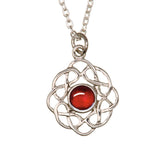 Birthstone Celtic Pewter Pendant