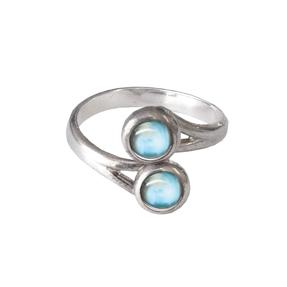 Birthstone Silver Plated Brass Ring