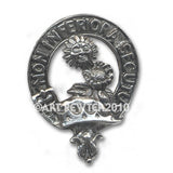 Pewter Clan Crest Hat Badge - Choose your clan A-M