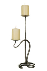 Double Round Candlestick with Bowls
