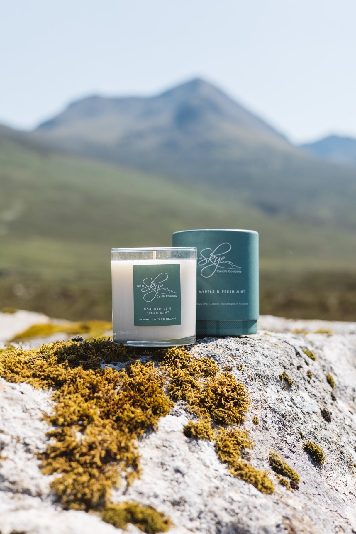 Bog Myrtle & Fresh Mint Scottish Tumbler Candle (45hr)