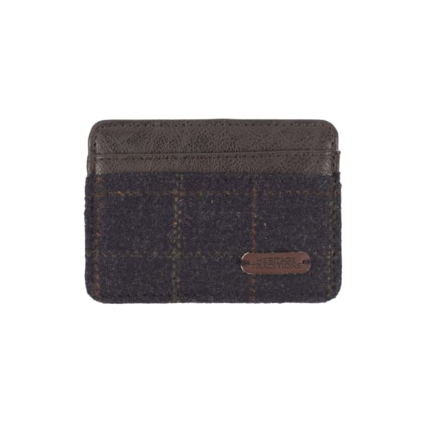 Heritage Tweed Card Holder - Blue Box Tweed