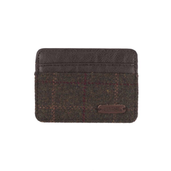 Heritage Tweed Card Holder - Green Box Tweed