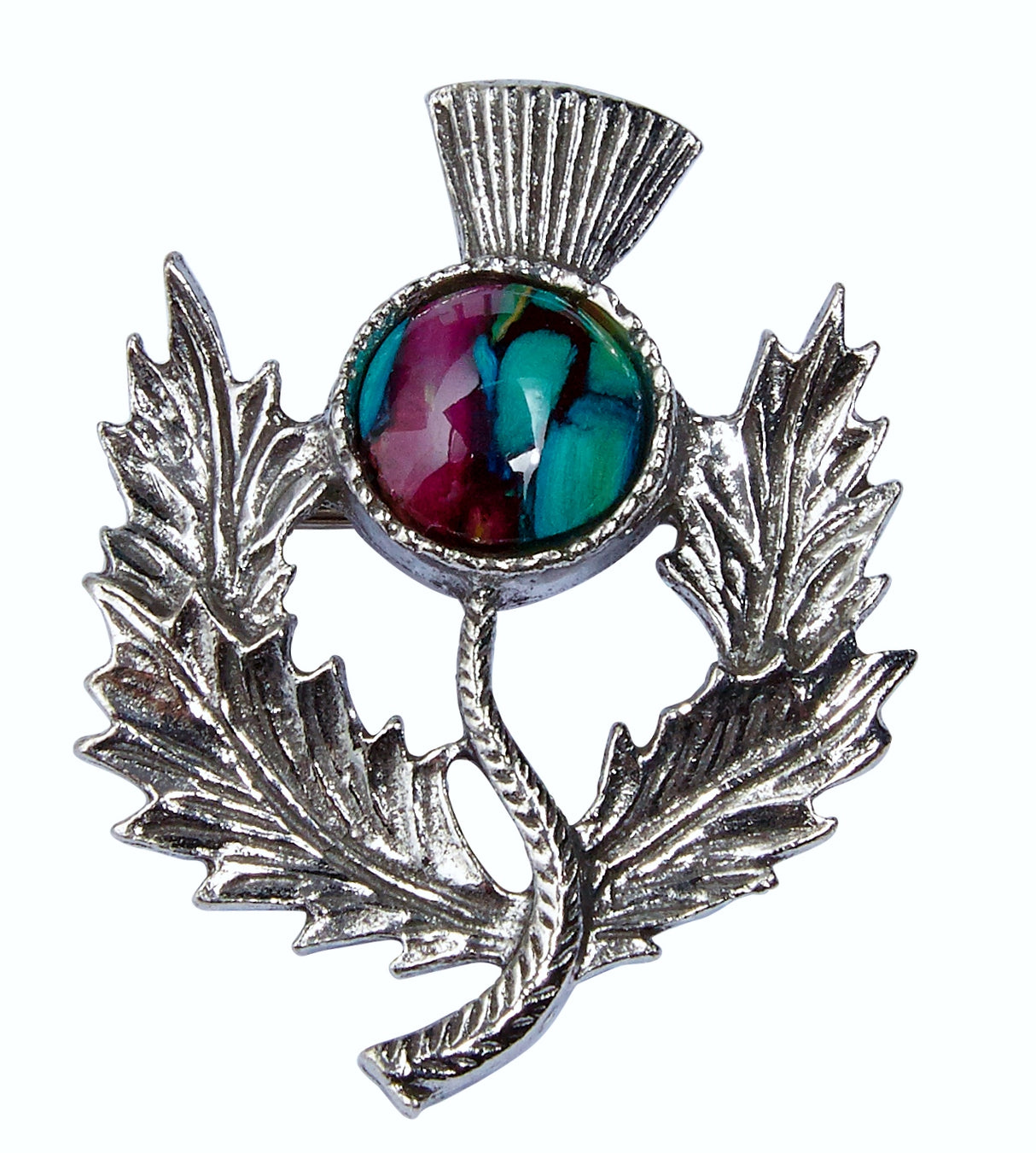 Thistle Flower Brooch