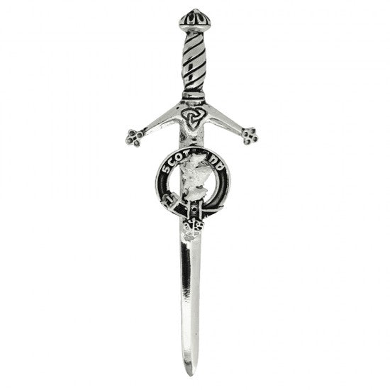 Pewter Clan Crest Kilt Pin - Choose Your Clan N-Z