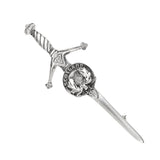 Pewter Clan Crest Kilt Pin - Choose Your Clan A-M