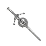 Pewter Clan Crest Kilt Pin - Choose Your Clan A-M