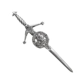 Pewter Clan Crest Kilt Pin - Choose Your Clan A-M