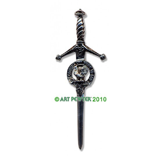 Pewter Clan Crest Kilt Pin - Choose Your Clan N-Z