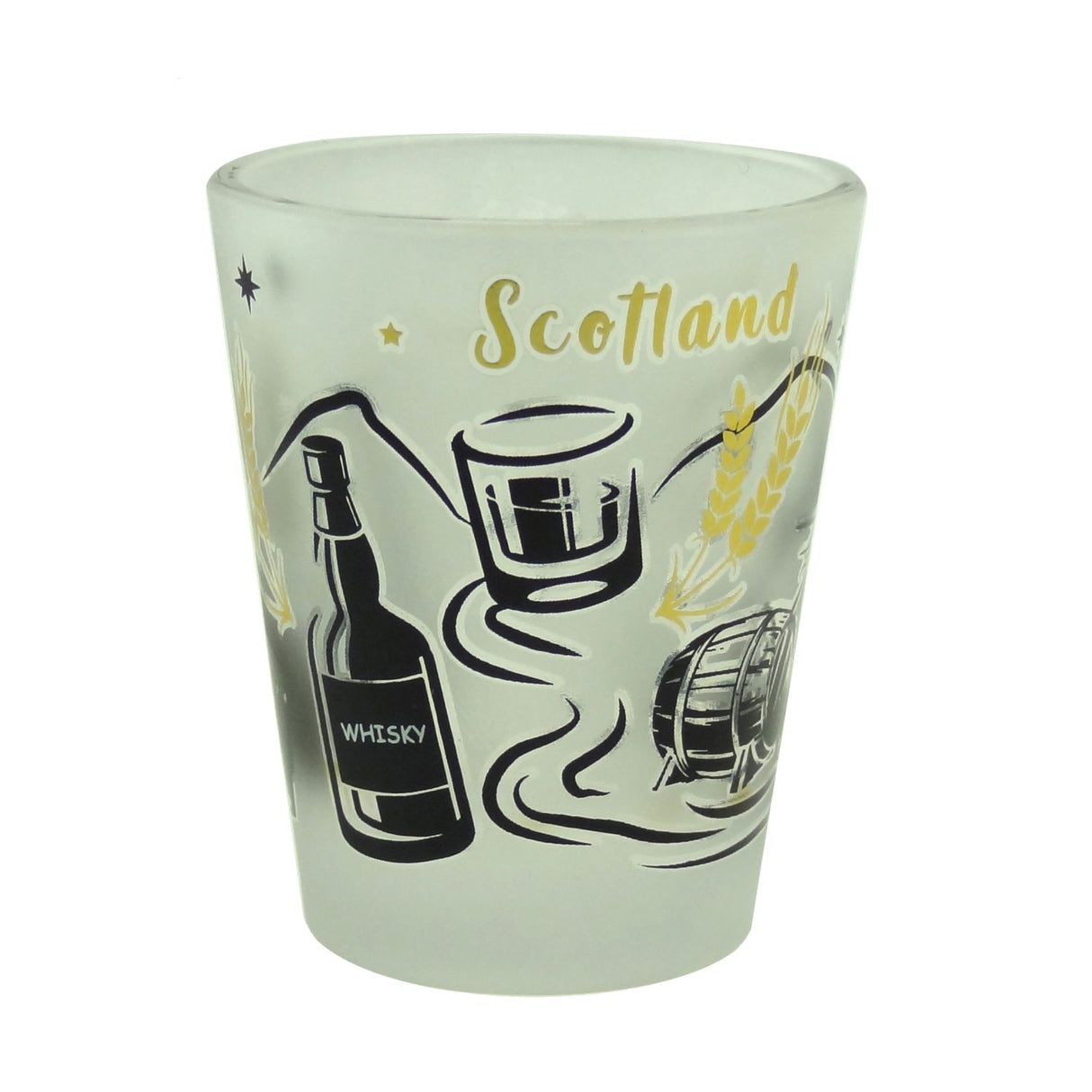 Whisky Image Shot Glass Boxed