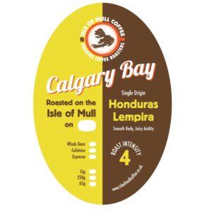 250g Whole Bean Calgary Bay (Honduras Lempira) Coffee